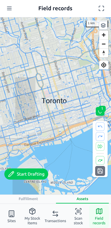 Mobile Map View