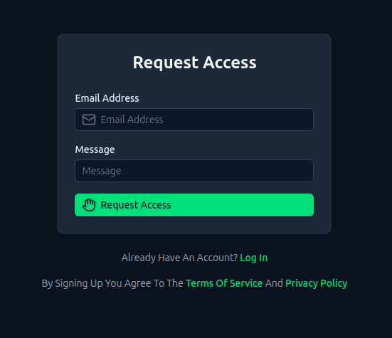 Request access form
